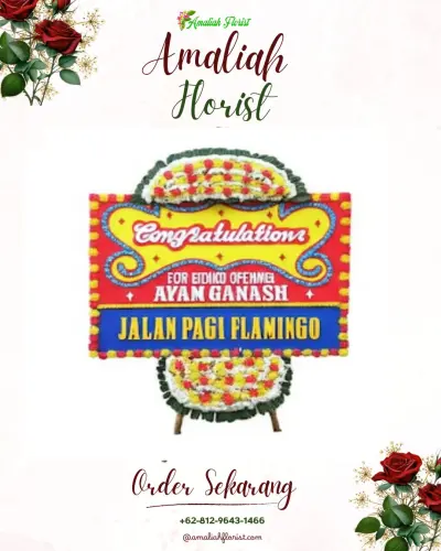 Bunga Papan Congratulation di Bendosari